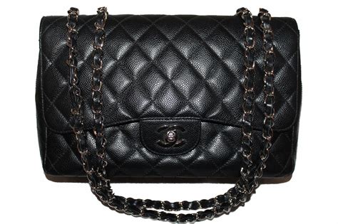 chanel black leather handbag|black chanel jumbo flap bag.